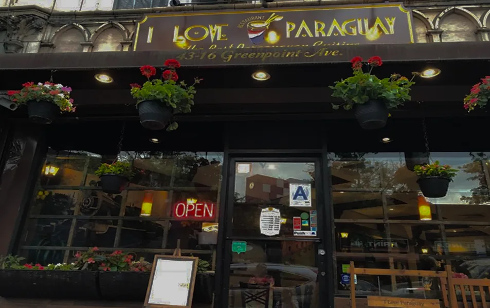 I love Paraguay restaurant storefront exterior.